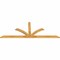 Ekena Millwork Richland Rough Sawn Timber Gable Bracket, Western Red Cedar, 96"W x 36"H x 2"D x 4"F, 9/12 Pitch GBW096X36X0204RIC00RWR - alternate 5